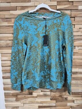 The Kit Rumi Sweatshirt in Aqua Complication - Size L - New With Tags